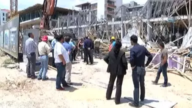 İnşaatta Beton Dökümü Sırasında Göçük: 2 Yaralı