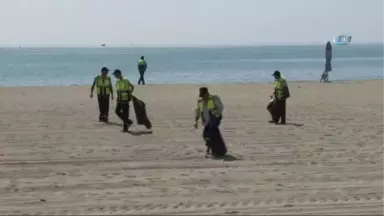 Tekirdağ'ın 72 Kilometre Plajında Bayram Temizliği