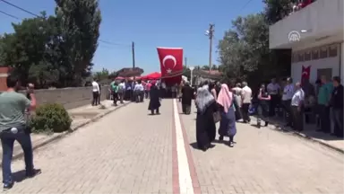 Sivas'taki Trafik Kazası - Şehit Jandarma Uzman Onbaşı Hamza Dede Son Yolculuğuna Uğurlandı