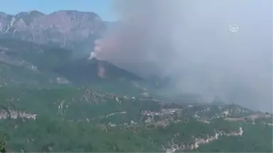 Anamur'da Orman Yangını