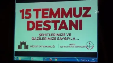 Midyat'ta 15 Temmuz Şehitleri Için Mevlit Okutuldu