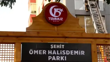 Şehit Halisdemir'in Adı Parkta Yaşatılacak