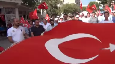 Yeşilli'de Millet 15 Temmuz Zaferi İçin Yürüdü