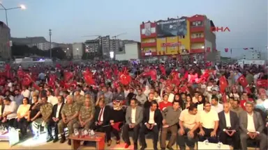 Şırnak'ta 15 Temmuz Için Polis, Asker ve Halk Kol Kola Yürüdü