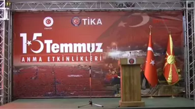 Üsküp'te 15 Temmuz'u Anma Töreni Düzenlendi