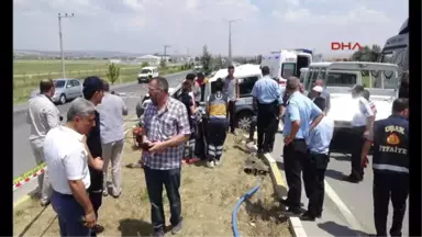 Uşak'ta Trafik Kazası 1 Polis Şehit