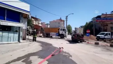 Alt Yapı Çalışmaları Sırasında Doğalgaz Borusu Patladı