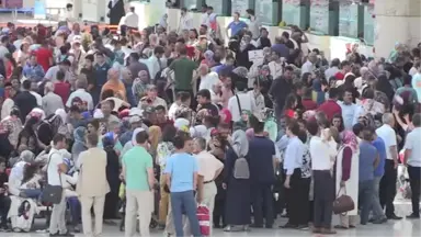 Ankara'dan İlk Hac Kafilesi Uğurlandı