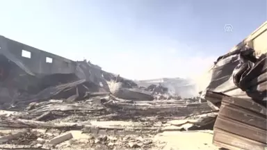 Gaziantep'teki Fabrika Yangını