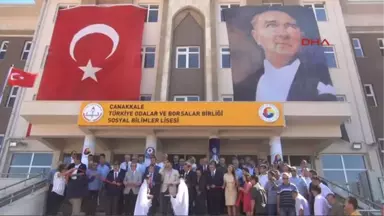 Çanakkale TOBB Başkanı Hisarcıklıoğlu Çanakkale'de