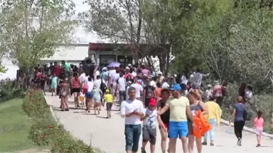 Pamukkale'de Bayram Yoğunluğu