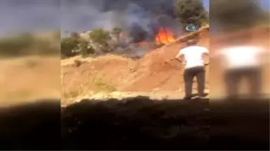 Hakkari'de Ot Yangını Korkuttu