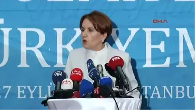 Meral Akşener İstanbul'da Basın Toplantısı Düzenledi