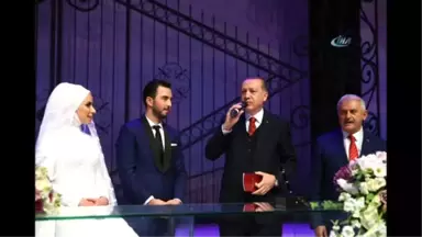 Cumhurbaşkanı Erdoğan ve Başbakan Yıldırım, Bakan Soylu'nun Oğlunun Düğününe Katıldı