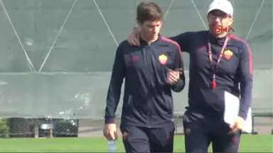 Cengiz Ünder'li Roma, Chelsea Maçı Öncesi Son Hazırlıklarını Yaptı