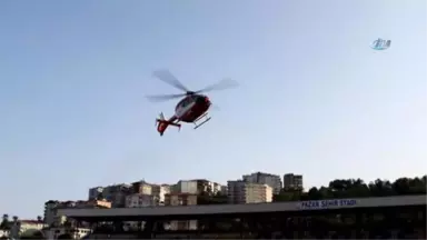 Ambulans Helikopter Minik Irmak İçin Rize'den Samsun'a Havalandı