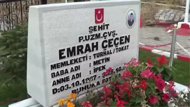 Şehit Emrah Çeçen Mezarı Başında Anıldı