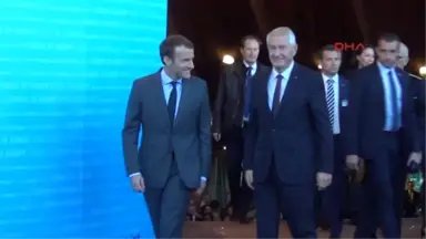 Fransa Cumhurbaşkanı Emmanuel Macron Avrupa Kuruluşlarını Ziyaret Etti