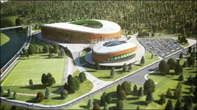 Giresun'da Yapımı Devam Eden Çotanak Arena'nın Yüzde 50'si Tamamlandı