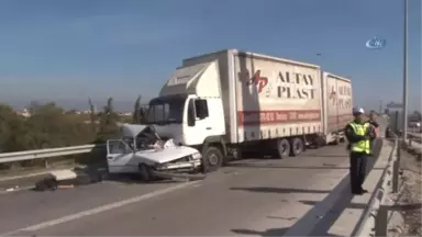 İzmir'de Trafik Kazası: 1 Ölü