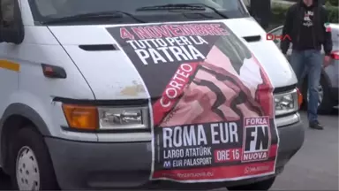 Neo-faşistler, Roma'da Yürüyüş Düzenledi