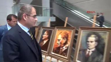 Adliyenin Güvenlik Müdüründen Atatürk Resim Sergisi