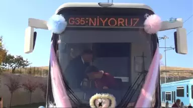 Vatman Çiftin Gelin Arabası Tramvay Oldu