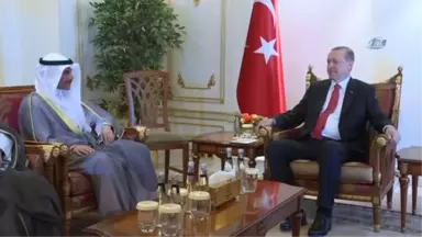 Cumhurbaşkanı Erdoğan, Kuveyt Ulusal Meclis Başkanı Ghanim'i Kabul Etti