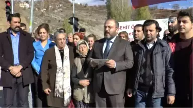 Tunceli'de Şehit Öğretmenler Anıldı