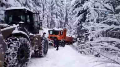 Artvin'de Kar Nedeniyle 21 Köy Yolu Ulaşıma Kapandı