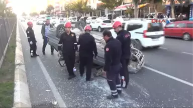 Şanlıurfa Otomobil Takla Attı, Sürücü Yaralandı