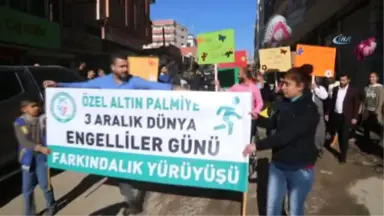 Silopi'de Engelliler, Engelsiz Yaşam İçin Yürüdü