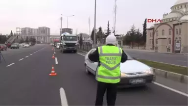 Malatya'da, 'Kış Lastiği' Denetimi