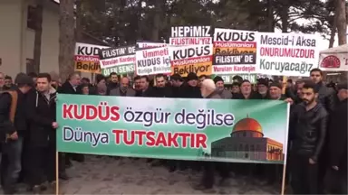 ABD'nin Kudüs'ü İsrail'in Başkenti Olarak Tanıma Planına Tepki - Erzincan /