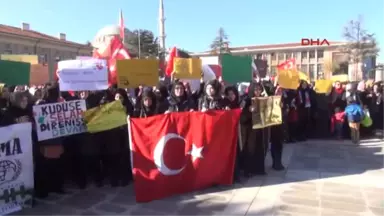 Eskişehir'de Kudüs Protestosu