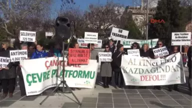 Çanakkale Altın Madenine Harmandalı ve Zeybekli Tepki