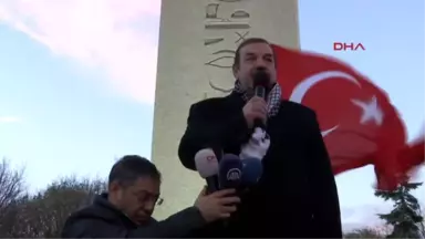 Sultan Ahmet Camii Önünde 'Kudüs' Protestosu