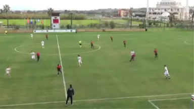 Hazırlık Maçı - Türkiye 18 Yaş Altı Milli Futbol Takımı, Karadağ'ı 2-1 Yendi