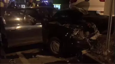 Zincirleme Trafik Kazası - 2 Yaralı