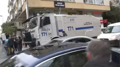 Nispetiye Caddesi'nde Zabıtalar Arasında Gerginlik