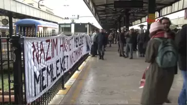 Haydarpaşa Garı'nda Nazım Hikmet Anması