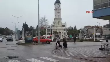 Manisa Kırkağaç'ın Yüksek Kesimleri Beyaza Büründü