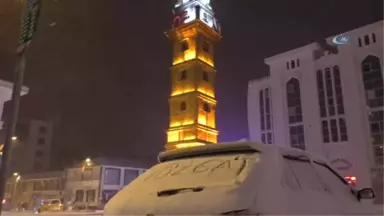 Yozgat'ta Kar Yağışı Gece Boyunca Etkisini Sürdürdü