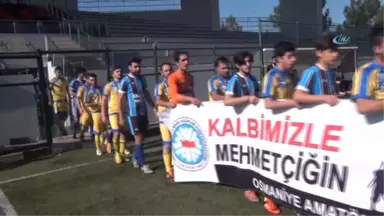 Osmaniyeli Futbolculardan 'Zeytin Dalı Harekatı'na Pankartlı Destek