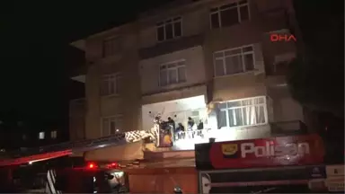 Şişli'de 2 Katlı Metruk Bina Yağmur Nedeniyle Çöktü