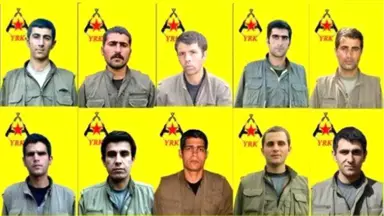 Afrin'de Büyük Tuzak! İran PKK'sının Silahlı Kanadı YRK'lı Teröristlerin Fotoğrafları Ortaya Çıktı