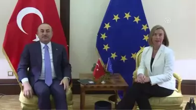 Dışişleri Bakanı Çavuşoğlu - Mogherini Gorüşmesi