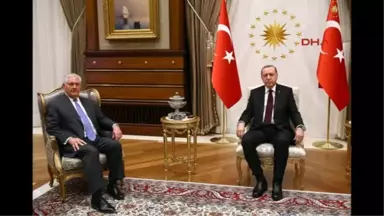 ABD Dışişleri Bakanı Rex Tillerson, Beştepe'de