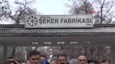 Ankara'da Şeker Fabrikalarının Özelleştirilmesine Tepki