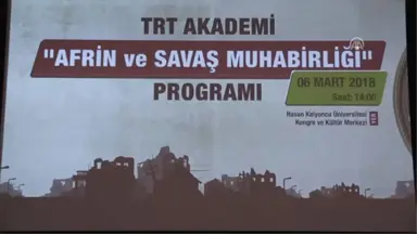 Afrin ve Savaş Muhabirliği